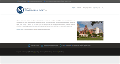 Desktop Screenshot of marshallmay.com